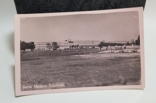 BURSA MERİNOS FABRİKASI GÖRSELLİ SİYAH-BEYAZ FOTOĞRAF