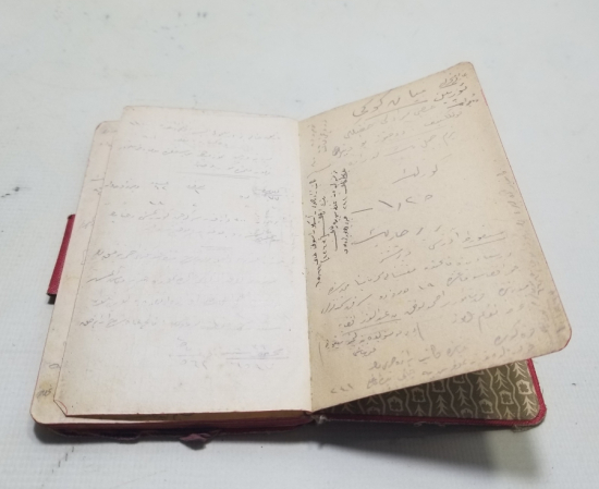 BİNBAŞI AHMED TEVFİK EFENDİ'YE AİT NADİR DEMİRYOLLARI KONULU GÜNLÜK