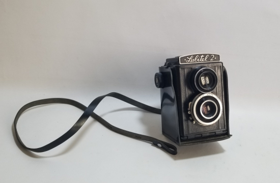 ORİJİNAL DERİ KUTUSUNDA ANTİKA LUBİTEL 2 MARKA FOTOĞRAF MAKİNESİ