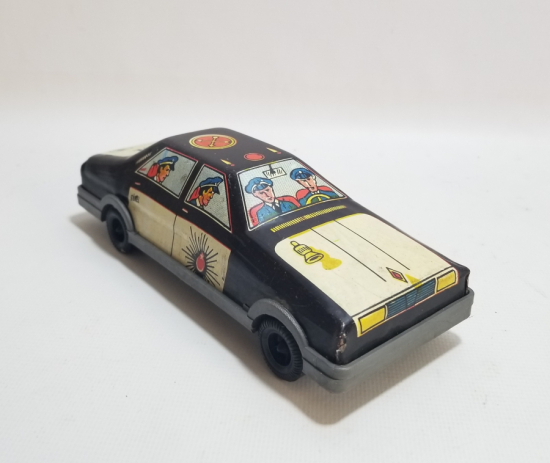 GÜREL MARKA ANTİKA OYUNCAK POLİS ARABASI