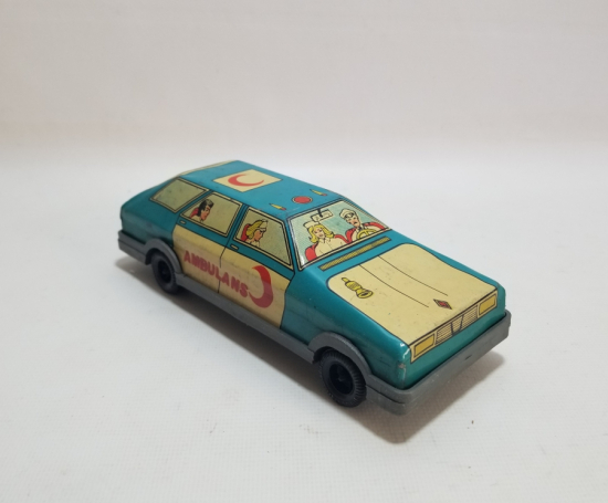 GÜREL MARKA ANTİKA OYUNCAK AMBULANS