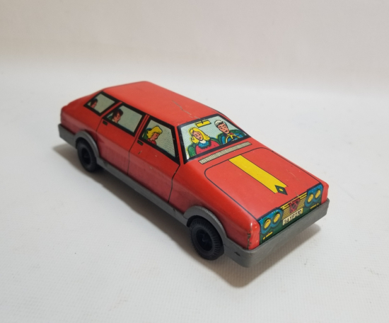 GÜREL MARKA YERLİ YAPIM ANTİKA OYUNCAK ARABA