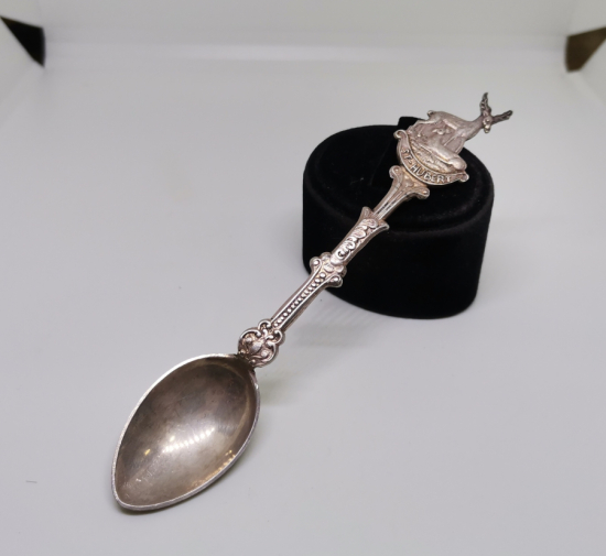 KABARTMA İŞÇİLİKLİ ANTİKA GÜMÜŞ HATIRA AVRUPA KAŞIK