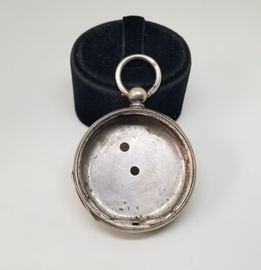 OSMANLI DÖNEMİ GÜMÜŞ CEP SAATİ KASASI