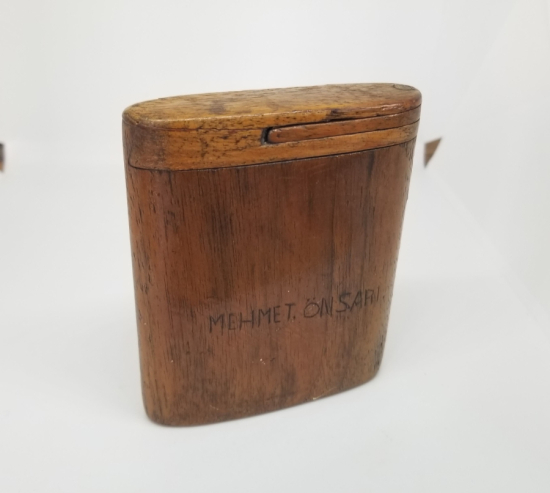 EL YAPIMI ANTİKA AHŞAP SİGARALIK