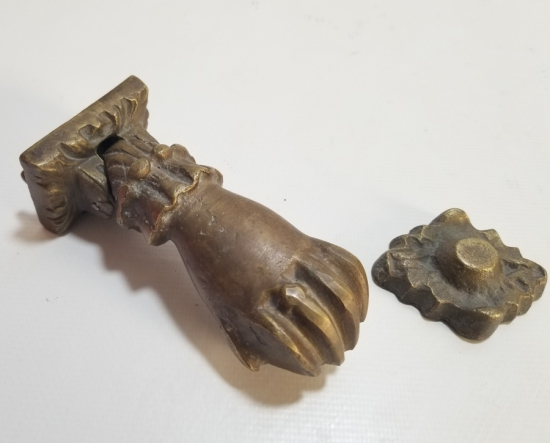 KABARTMA İŞÇİLİKLİ OSMANLI DÖNEMİ BÜYÜK BOY HANIMELİ KAPI TOKMAĞI