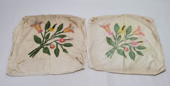 İPEK İŞLEMELİ OSMANLI DÖNEMİ EL  YAPIMI YASTIK YÜZÜ