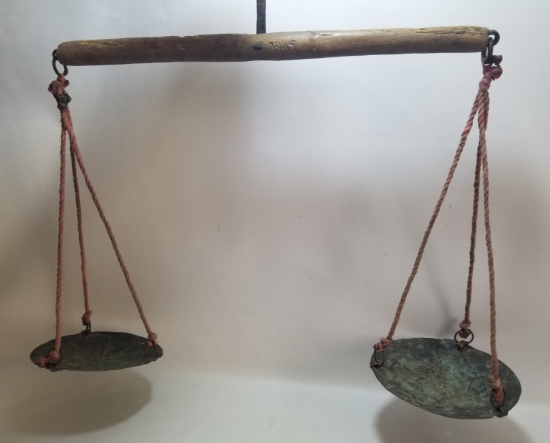 OSMANLI DÖNEMİ EL YAPIMI KEFELİ TERAZİ