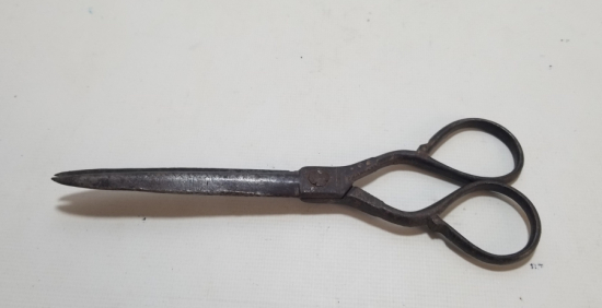 YILANBAŞI FORMUNDA YAPILMIŞ BÜYÜK BOY OSMANLI DÖNEMİ MAKAS