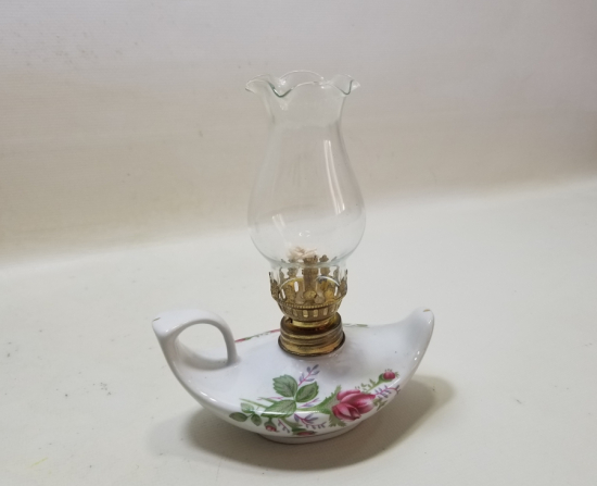 NADİR TİPTE ANTİKA ŞİNANAY - GAZ LAMBASI