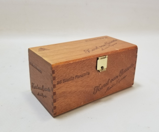 KIRLANGIÇ GEÇME İŞÇİLİKLİ ANTİKA AHŞAP SİGARA KUTUSU