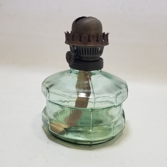 ANTİKA CAM GAZ LAMBASI