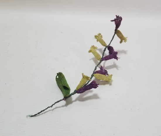 OSMANLI DÖNEMİ İĞNE OYALI KOZAK YÖRESİ NADİR GELİN ÇİÇEĞİ