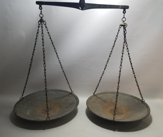 ANTİKA ÇİFT KEFELİ TERAZİ