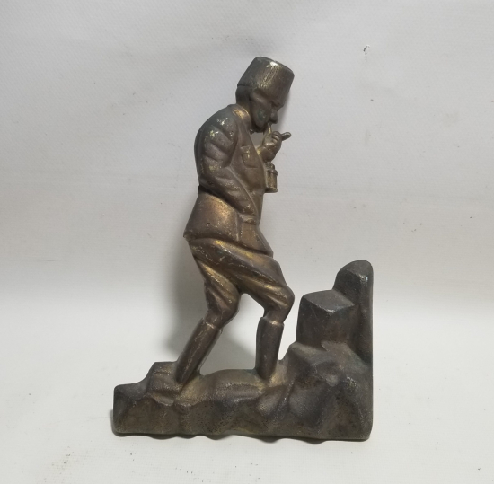 ATATÜRK GÖRSELLİ ANTİKA MASA ÜSTÜ OBJESİ