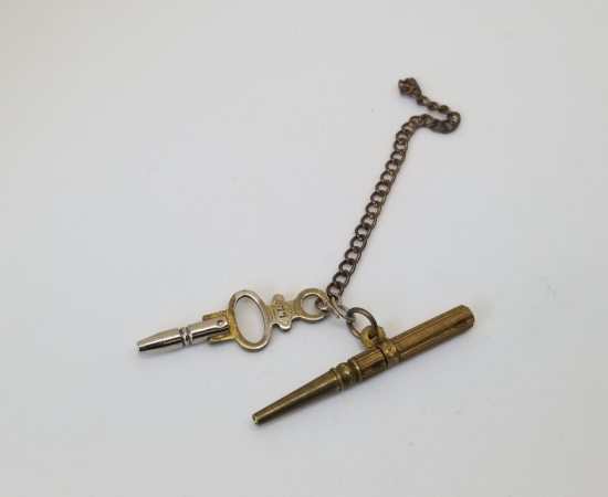 NADİR TİPTE OSMANLI DÖNEMİ CEP SAATİ KURMA ANAHTARI