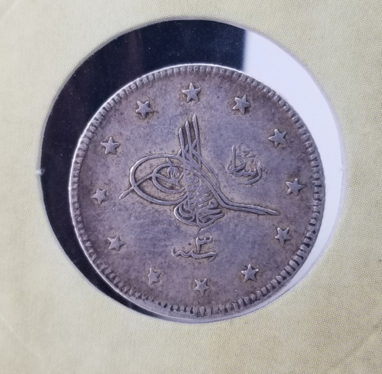 SULTAN MEHMET REŞAT HAN DÖNEMİ GÜMÜŞ 2 KURUŞ MECİDİYE