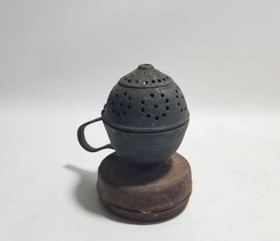 OSMANLI DÖNEMİ EL YAPIMI NADİR FORMDA BUHURDANLIK