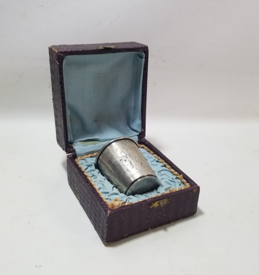 ORİJİNAL KUTUSUNDA OSMANLI DÖNEMİ GÜMÜŞ BARDAK