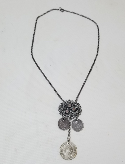 ÖZEL YAPIM GÜMÜŞ GERDANLIK