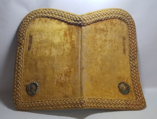 OSMANLI DÖNEMİ İPEK SIRMA İŞÇİLİKLİ ŞEHZADE EYER ÜSTÜ