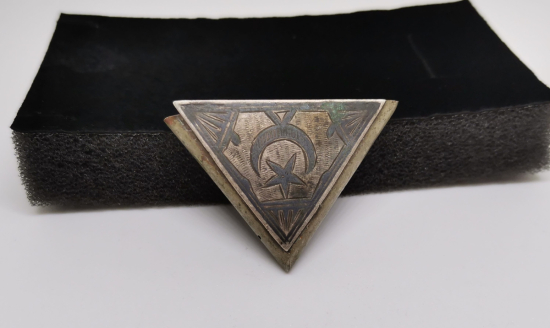 ÜZERİ AY YILDIZLI OSMANLI DÖNEMİ SAVATLI HAMAYIL