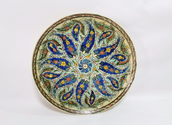 OSMANLI DÖNEMİ ÇOK NADİR KÜTAHYA DUVAR TABAĞI