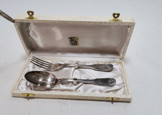 ORİJİNAL KUTUSUNDA ANTİKA CRISTOFLE ÇATAL KAŞIK