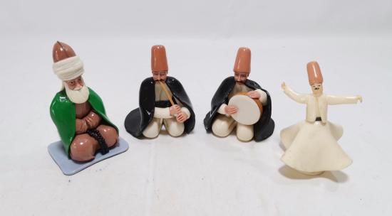 ÖZEL YAPIM MEVLEVİ FİGÜRLER LOTU