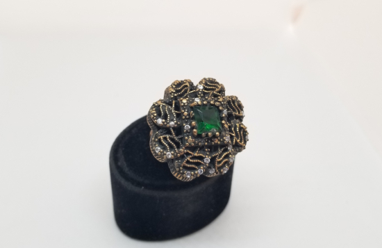 BRONZ VE GÜMÜŞTEN MAMUL ÖZEL YAPIM HÜRREM YÜZÜK