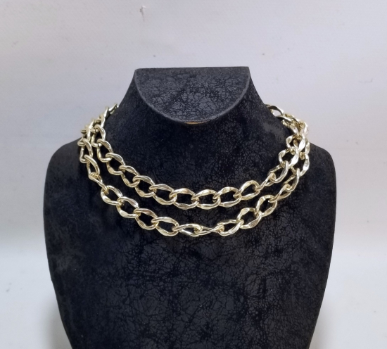 ALTIN KAPLAMA BİJUTERİ KOLYE - GERDANLIK