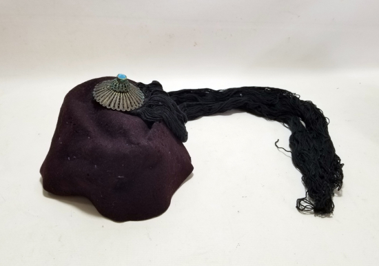 NADİR TİPTE OSMANLI DÖNEMİ RUM İŞİ GELİN FESİ