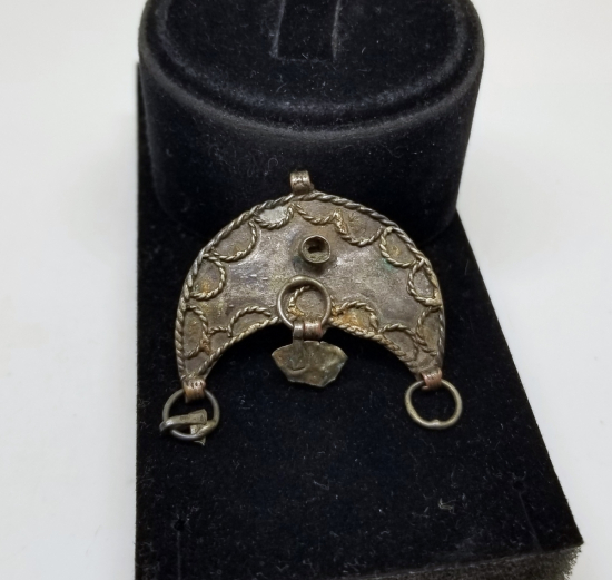 HİLAL FORMUNDA YAPILMIŞ OSMANLI DÖNEMİ KOLYE - GERDANLIK PARÇASI