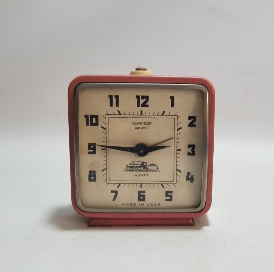 ANTİKA SERKISOF KURMALI MASA SAATİ