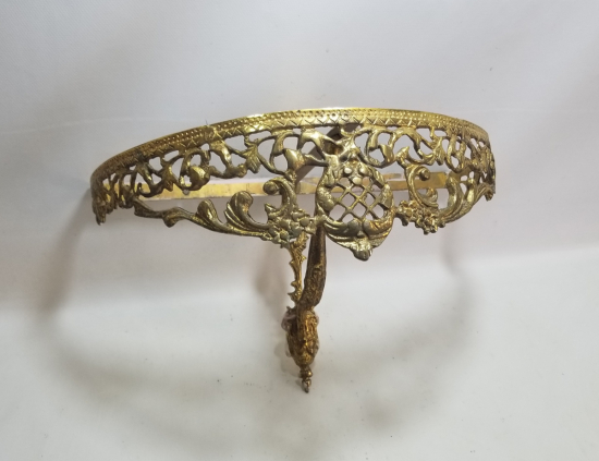 KABARTMA İŞÇİLİKLİ ANTİKA PİRİNÇ TELEFONLUK