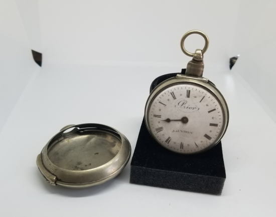 1800 BAŞLARI ÇİFT KASA NADİR PRIOR CEP SAATİ