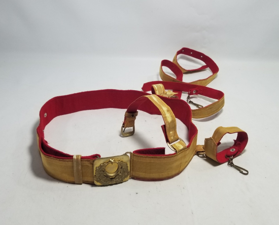 CUMHURİYET BAŞLARI SIRMALI ANTİKA SUBAY KEMERİ