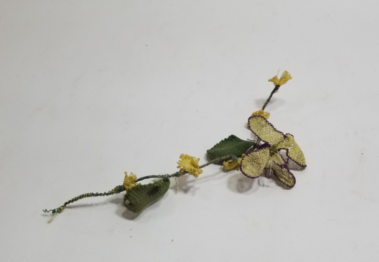 OSMANLI DÖNEMİ İĞNE OYALI KOZAK YÖRESİ NADİR GELİN ÇİÇEĞİ