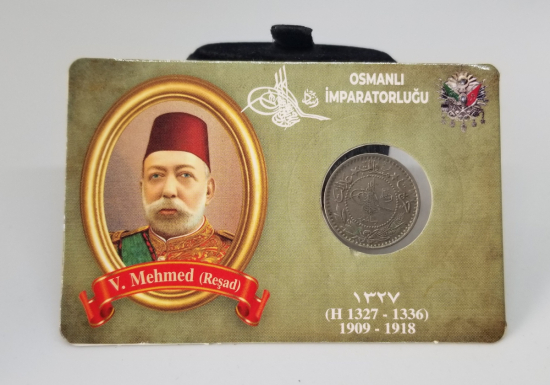 MEHMET REŞAT HAN DÖNEMİ KOLEKSİYONLUK NİKEL 10 PARA