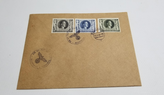 ORİJİNAL PUL VE DAMGALARIYLA 2. DÜNYA SAVAŞI DÖNEMİ MEKTUP ZARFI