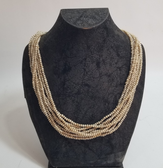 OSMANLI DÖNEMİ BÜYÜK BOY TAM TUR İNCİ GERDANLIK