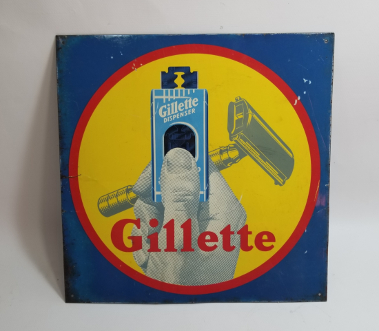 ANTİKA METAL GİLLETTE REKLAM PANOSU