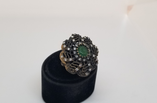 BRONZ VE GÜMÜŞTEN MAMUL ÖZEL YAPIM HÜRREM YÜZÜK