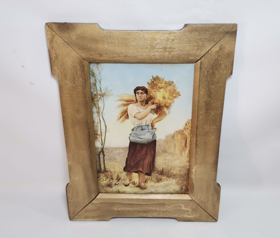 PORSELEN ÜZERİ BASKI SANATÇI İMZALI TABLO - PANO