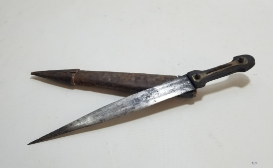 OSMANLI DÖNEMİ ORİJİNAL KININDA ÇERKES KAMASI