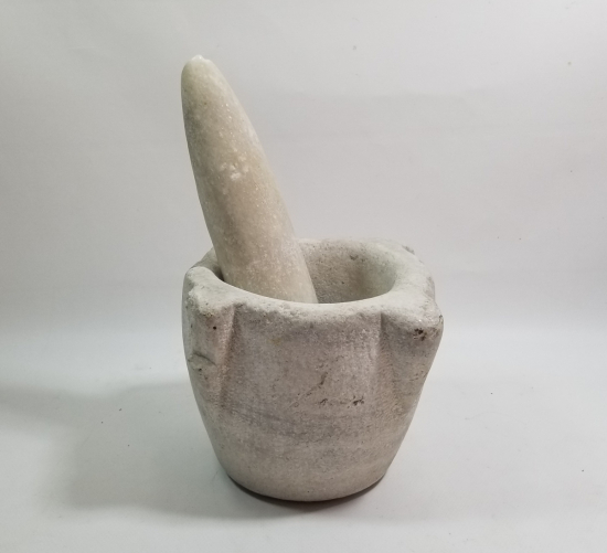 OSMANLI DÖNEMİ ORİJİNAL ELİYLE TEKKE İŞİ MERMER SIKMA DİBEĞİ - ŞİFACI DİBEĞİ