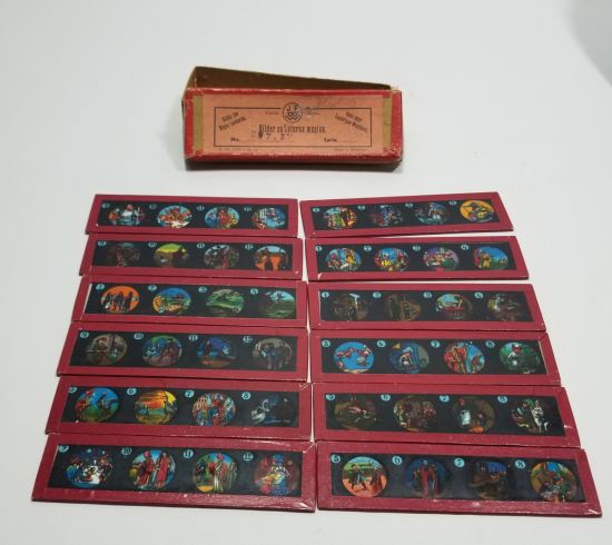 1900 BAŞLARI ÇOK NADİR ÇİZGİFİLM SLAYTLARI