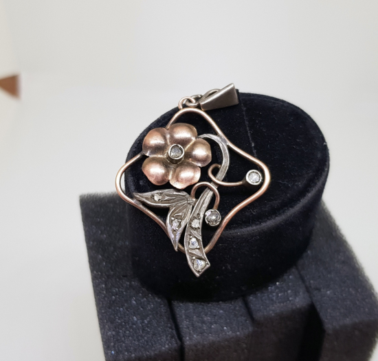 OSMANLI DÖNEMİ ELMAS TAŞLI ALTIN KOLYE