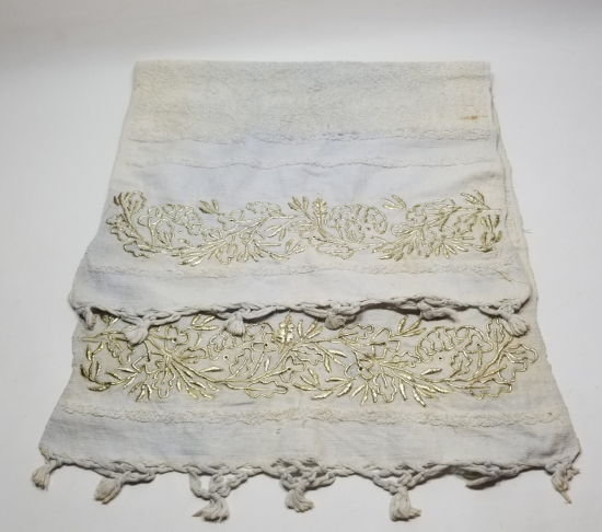 OSMANLI DÖNEMİ ALTIN SIRMA İŞÇİLİKLİ BURSA YAĞLIK - PEŞKİR