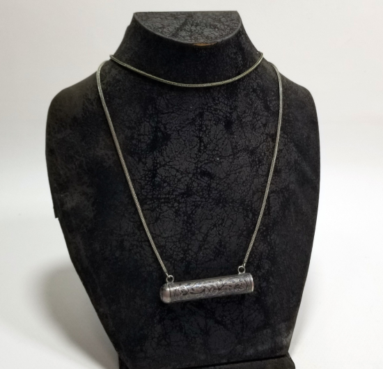 OSMANLI DÖNEMİ SAVATLI GÜMÜŞ ERMENİ YAPIMI HAMAYIL